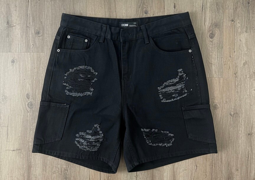 Shorts en jean déchirés