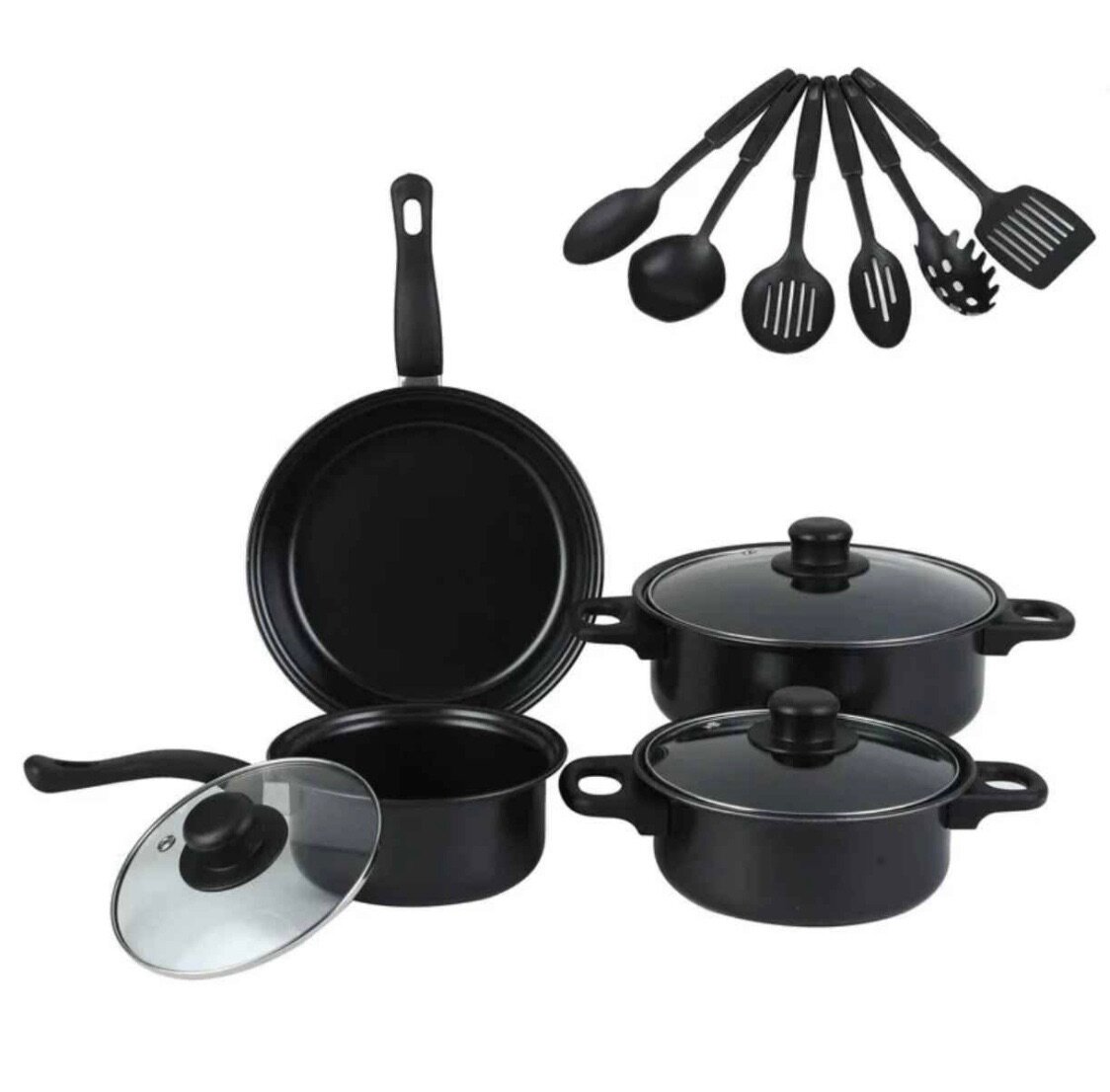 Set de cuisine antiadhésif 13 pièces