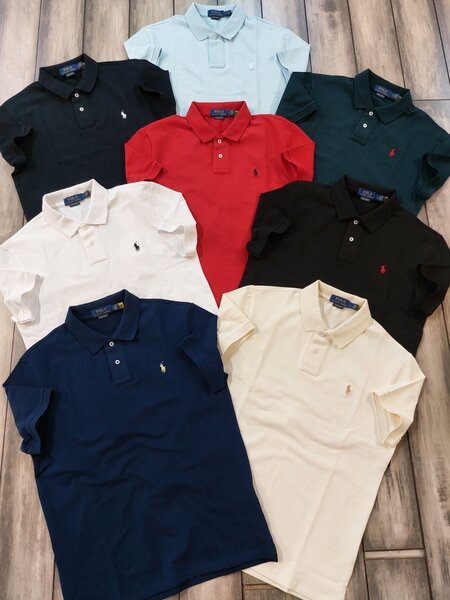 Polos classiques multicolores