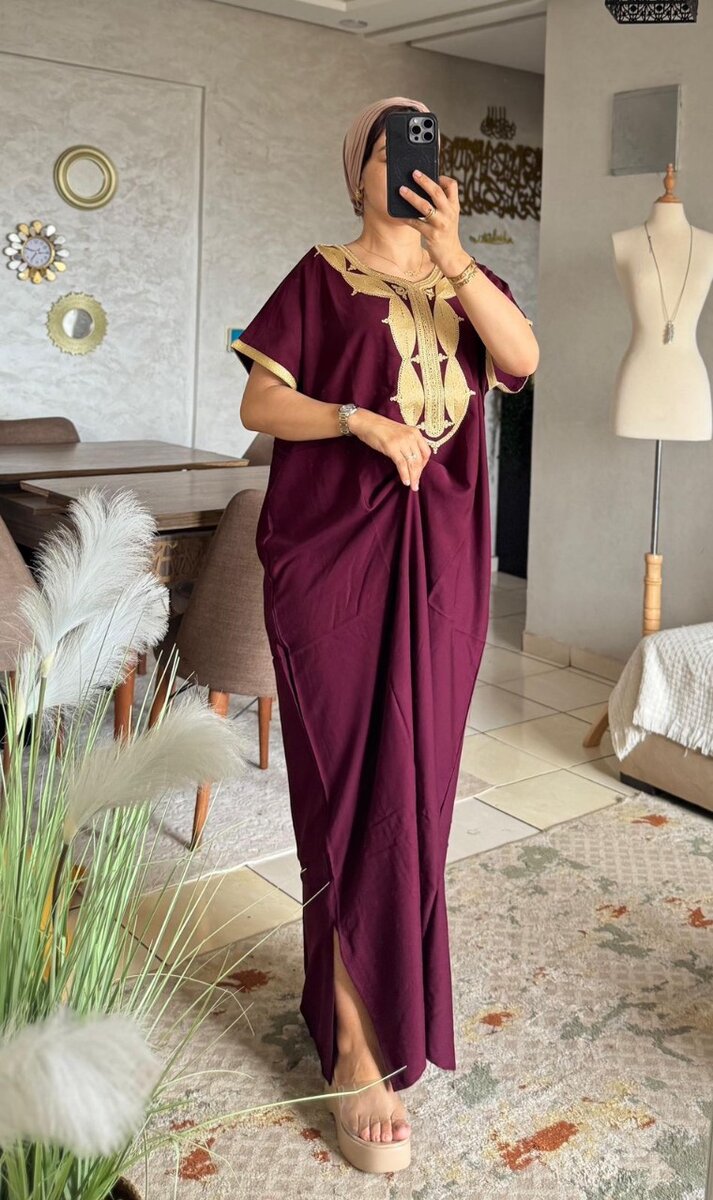 Robe Caftan Élégante Femme