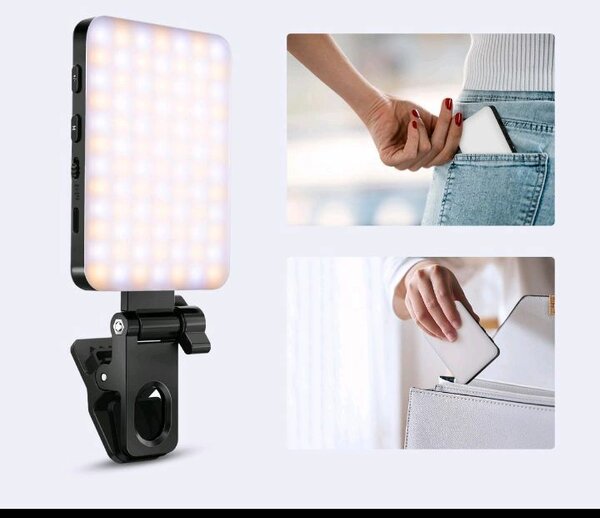 Lampe LED portable clip
