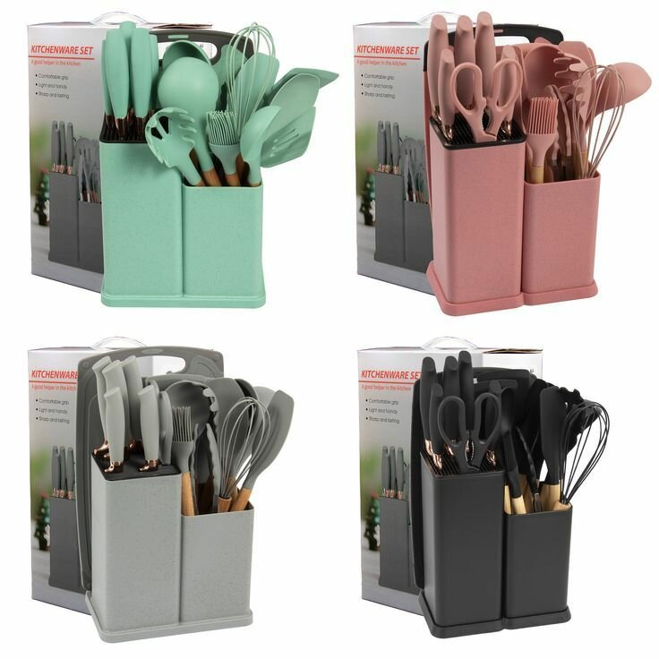 Ensemble d'Ustensiles de Cuisine 24 Pièces