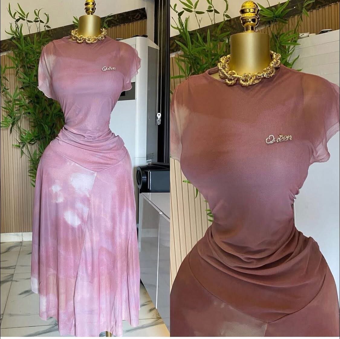 Robe élégante en mousseline
