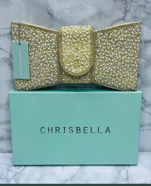 Clutch élégant avec strass