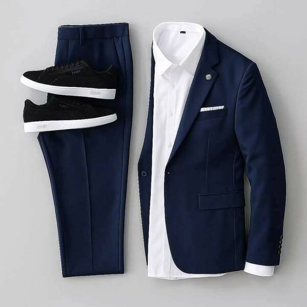 Ensemble Costume Élégant Homme