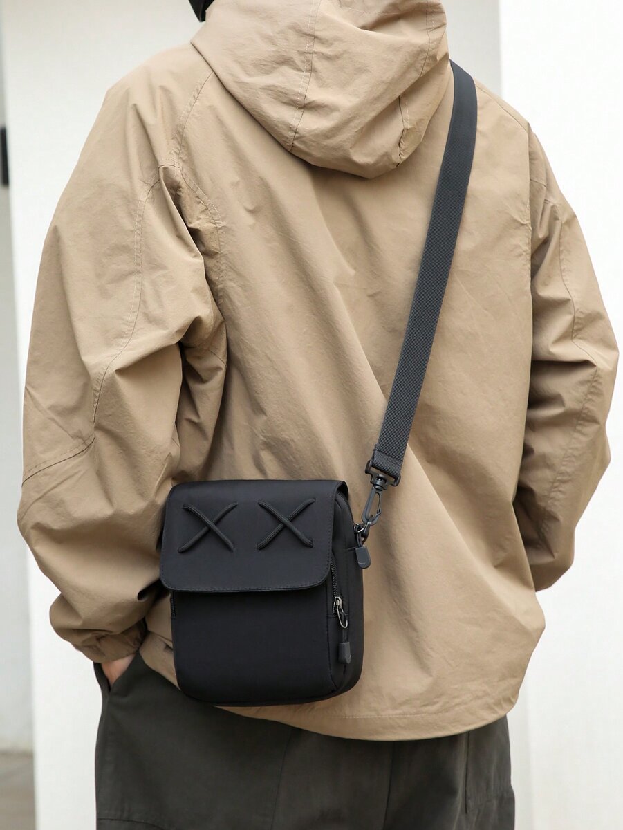 Sac bandoulière tendance unisexe