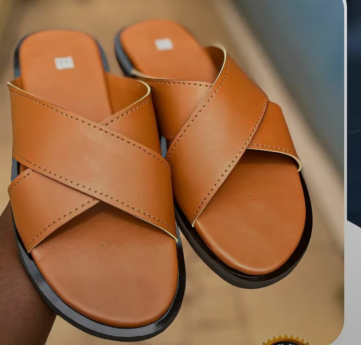 Sandales en cuir élégantes pour homme