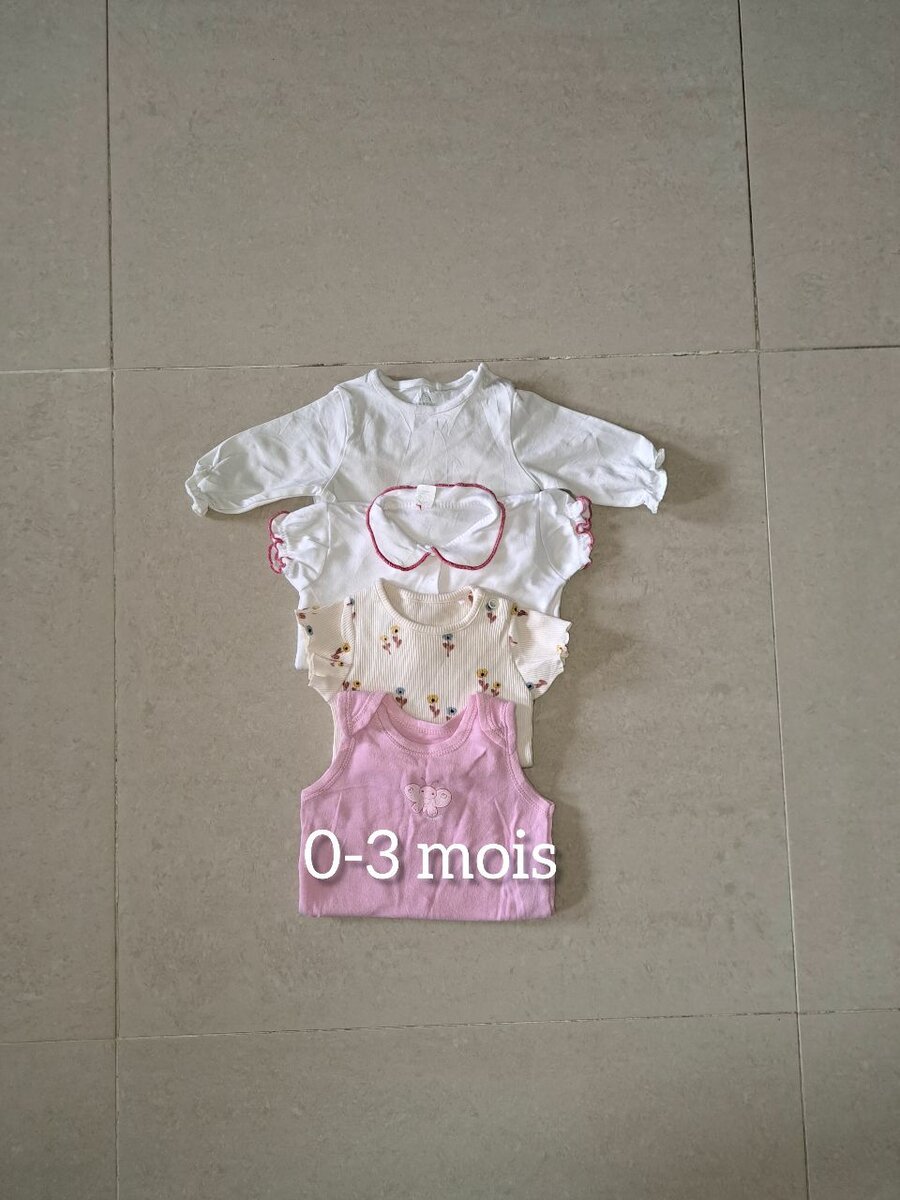 Lot de vêtements bébé 0-6 mois