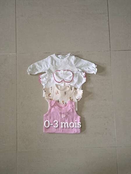 Lot de vêtements bébé 0-6 mois