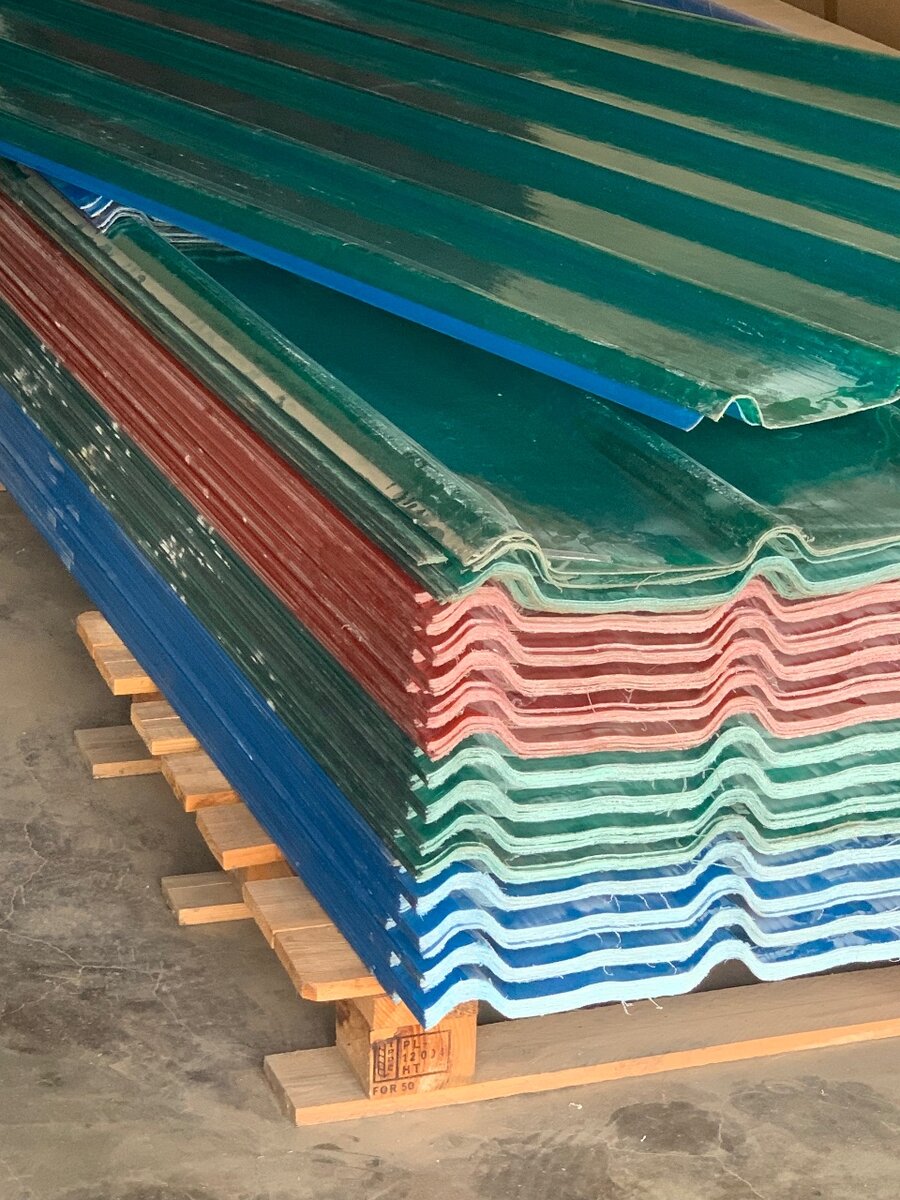 Transparent Fibre Roofing Sheet