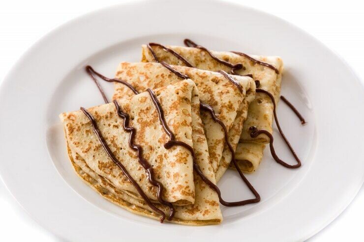 Crêpes fourrées au  Chocolat