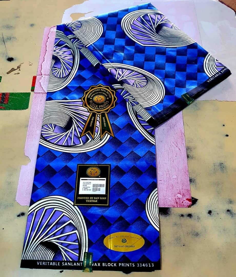 Polyester fabric with print