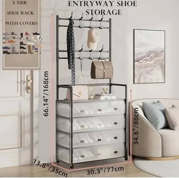 Étagère à chaussures entrée