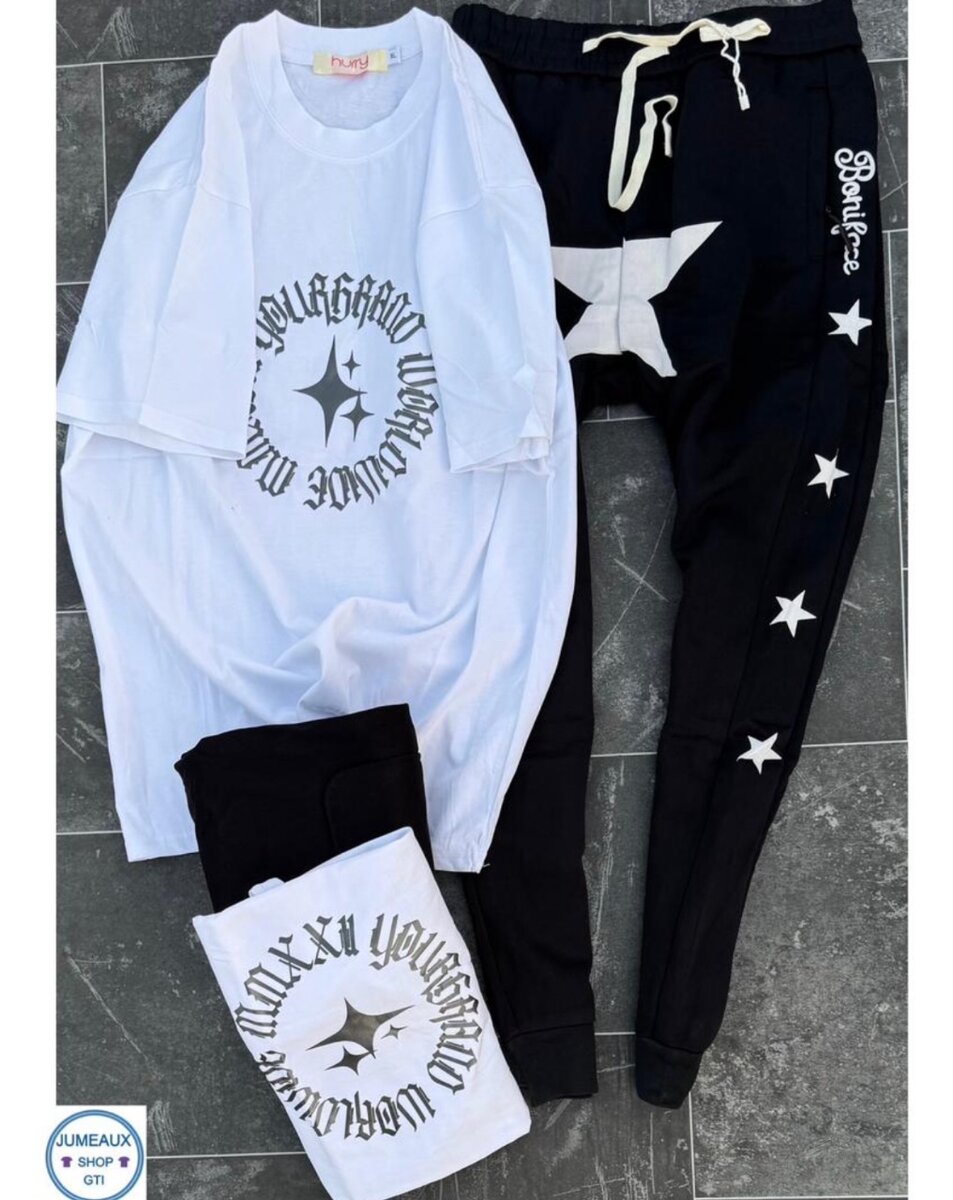 Ensemble T-shirts et Pantalons