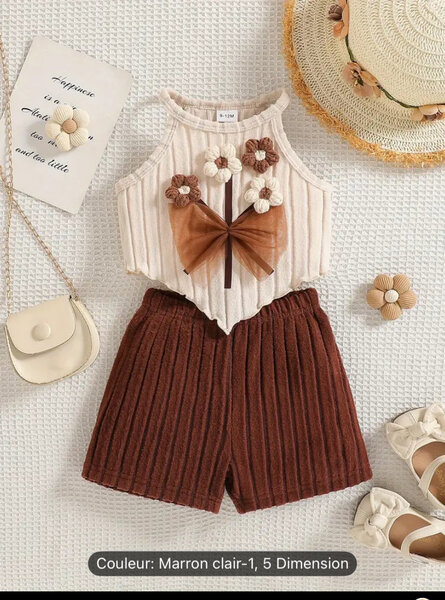 Ensemble Fille Été Chic