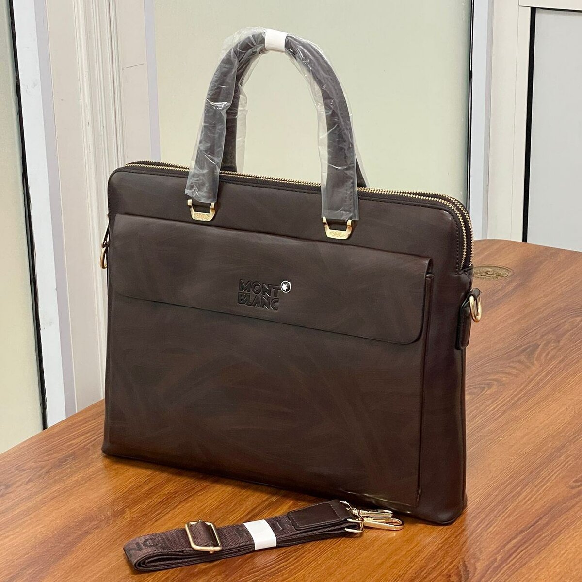 Montblanc leather corporate bags