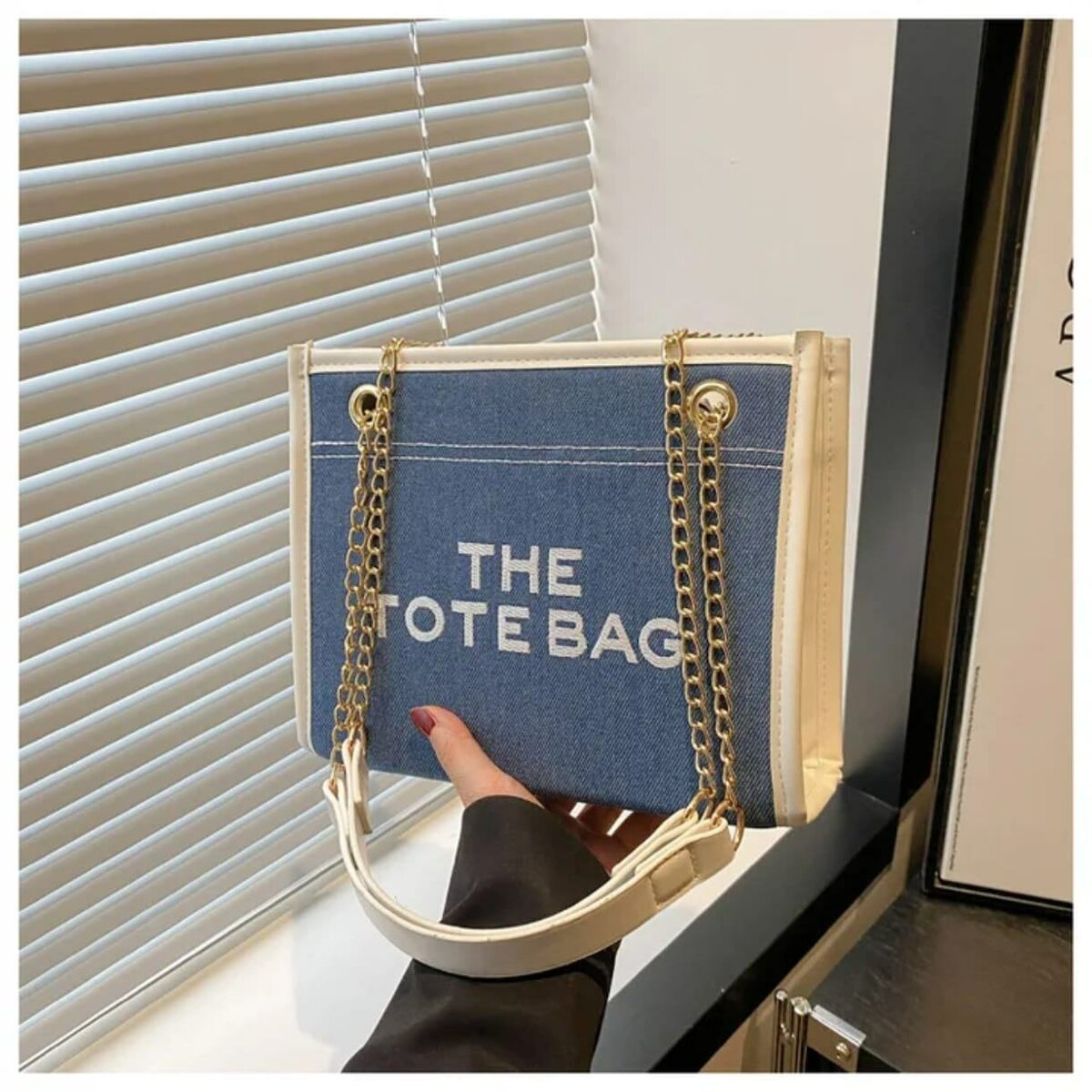 Sac Tote Élégant en Denim