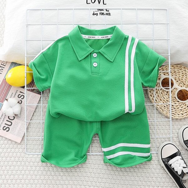 Ensemble Polo Vert Enfant