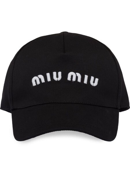 Casquette Miu Miu noire pour femme