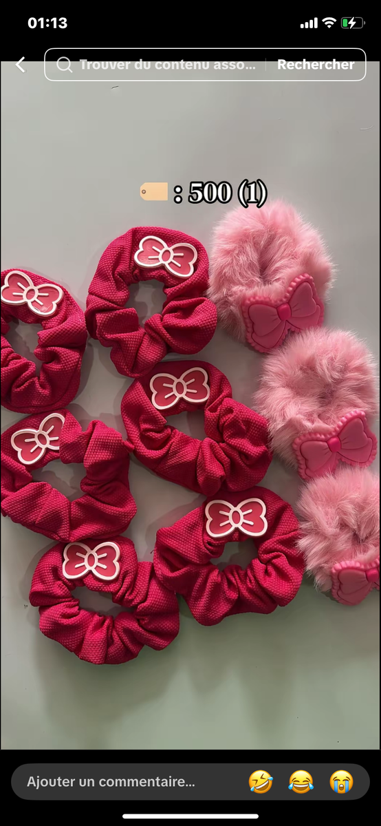 Ensemble d'élastiques colorés