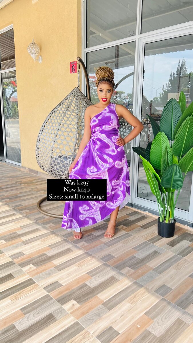 Women's Long One-shoulder Dress