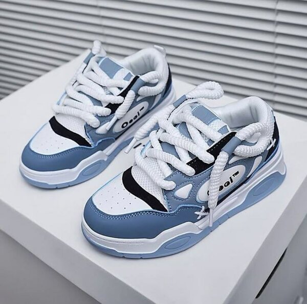 Baskets mode bleues unisexes