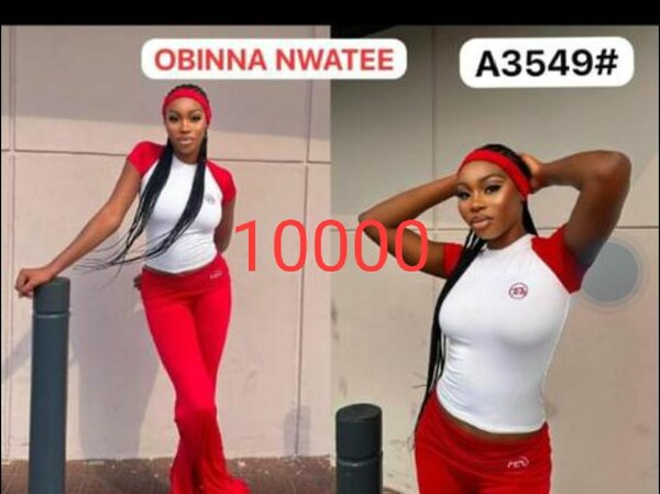 Ensemble sportif rouge-blanc