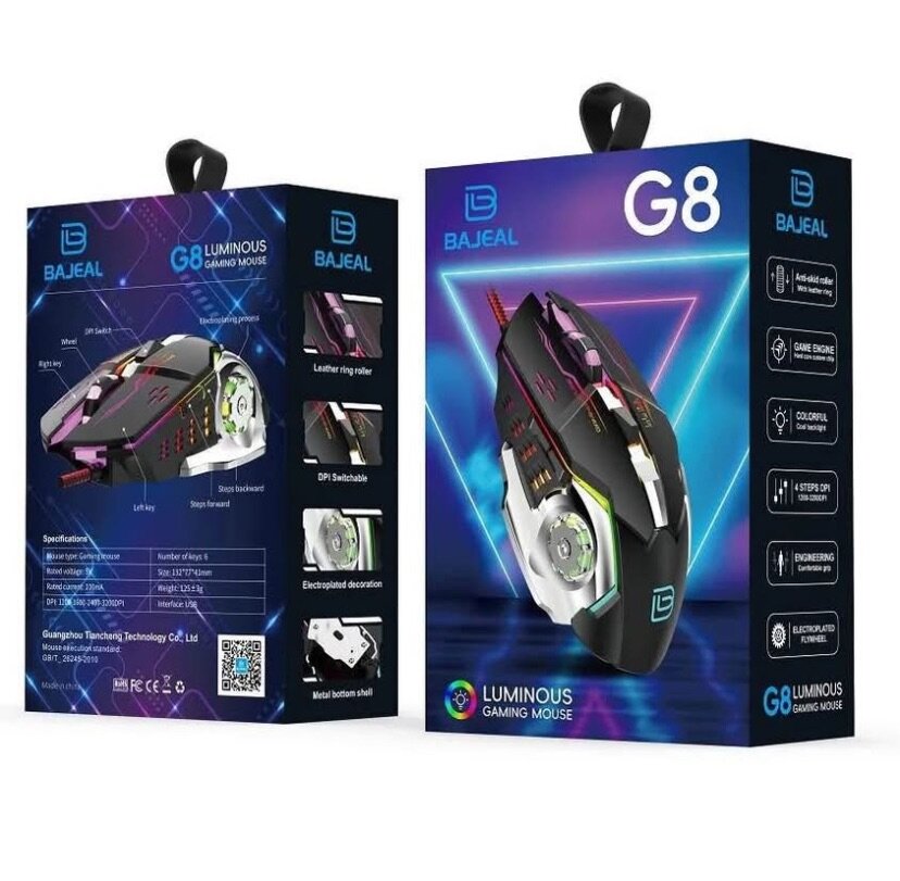 Souris Gaming Lumineuse G8