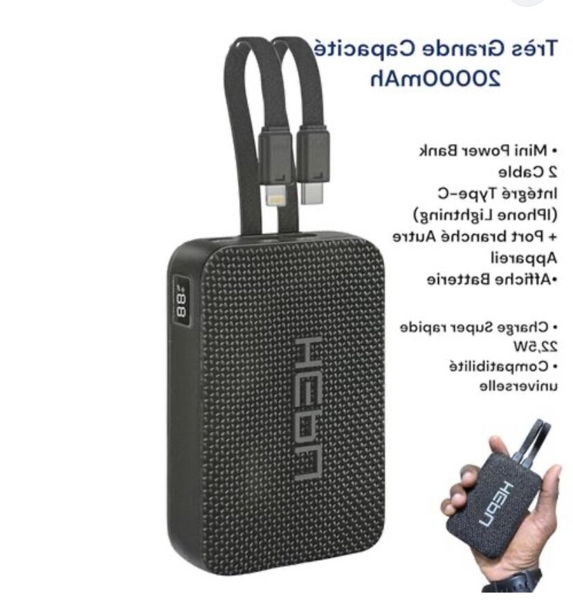 Power Bank 20000mAh USB-C