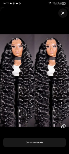 Perruque Ondulée Longue