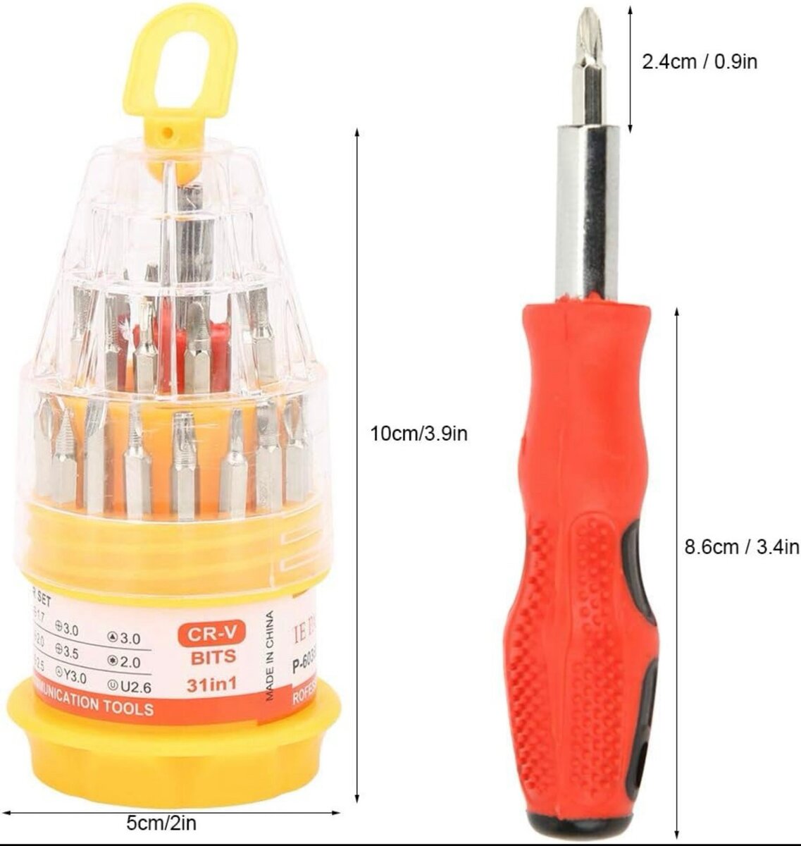 Jeu de tournevis de précision 31 en 1, outils à main portabl