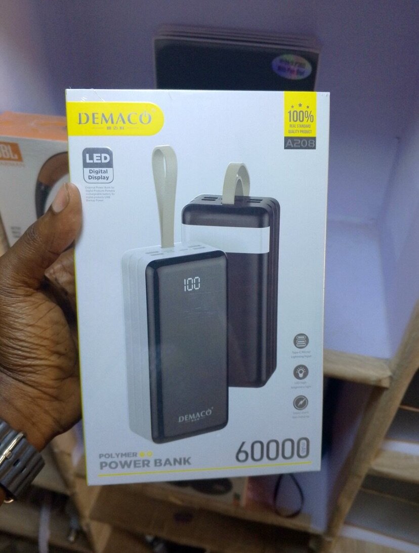 60,000 mAh Powerful Power Bank