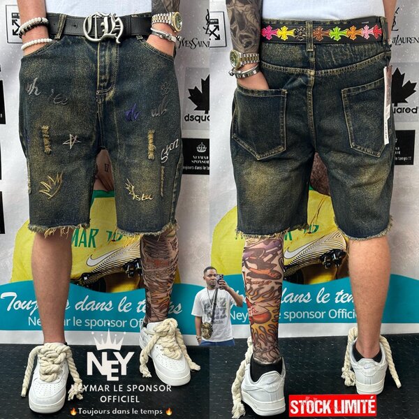 Shorts en jean décontracté
