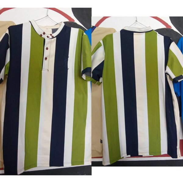 Polo à Rayures Homme