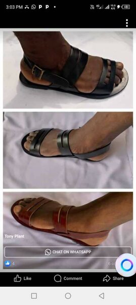Leather sandal