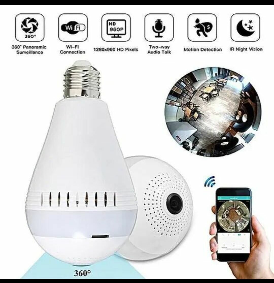 Caméra Wi-Fi Panoramique 360°