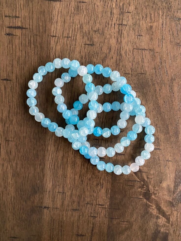 Bracelets en perles colorées