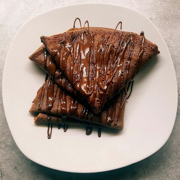 Crêpes au chocolat délicieuses