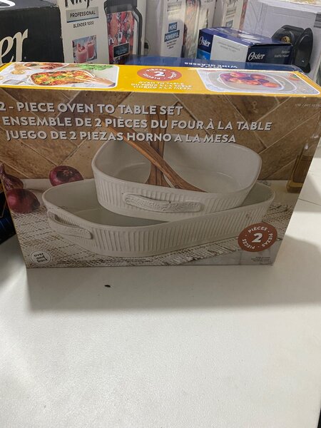 2 piece oven to table set