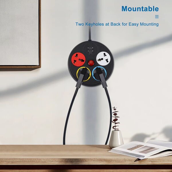 Multiprises Rondes USB