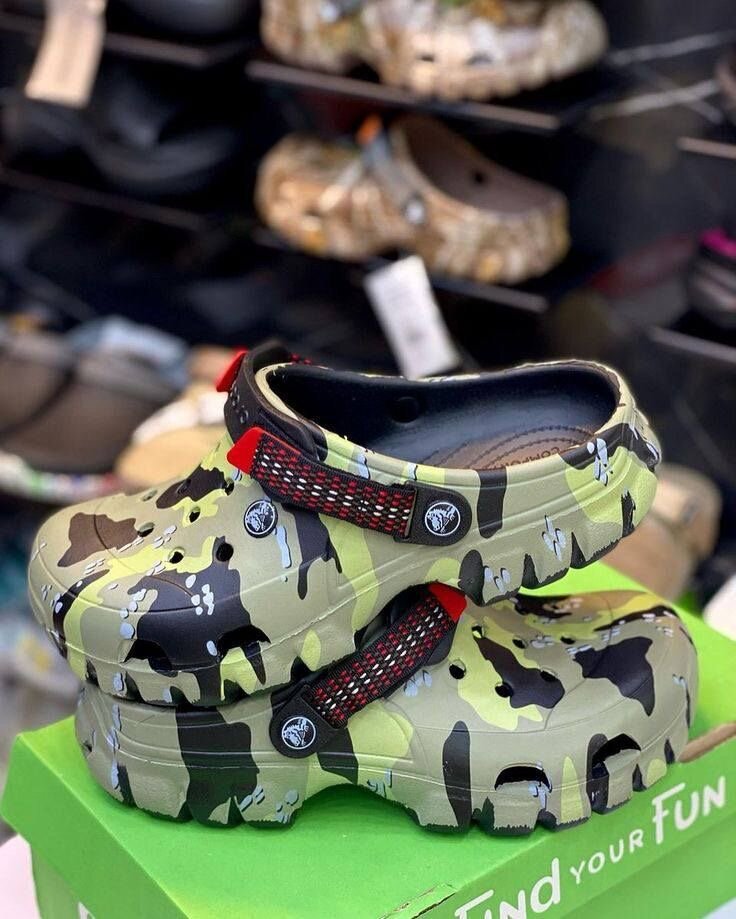 Sabots Crocs Camouflage