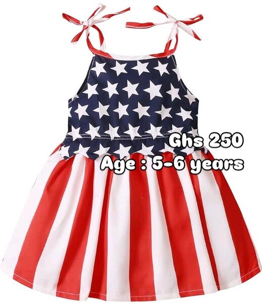 American Republic day girls dress