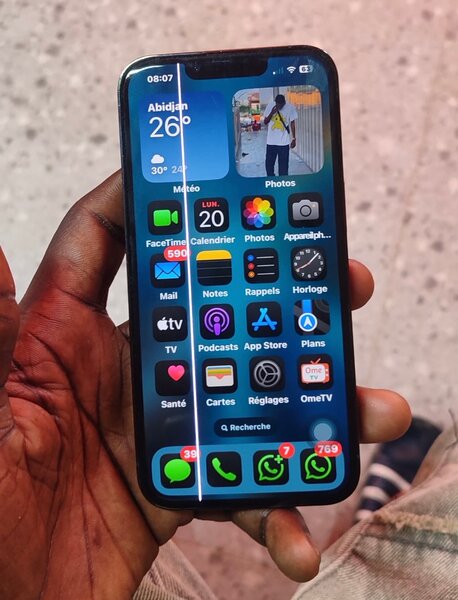 iPhone 13 Pro - Écran fendu