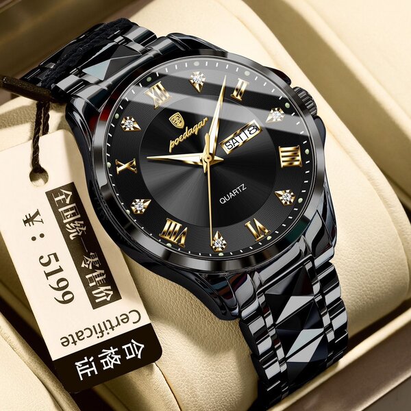 Montre Homme Quartz Luxe