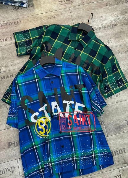 Chemises à carreaux colorées