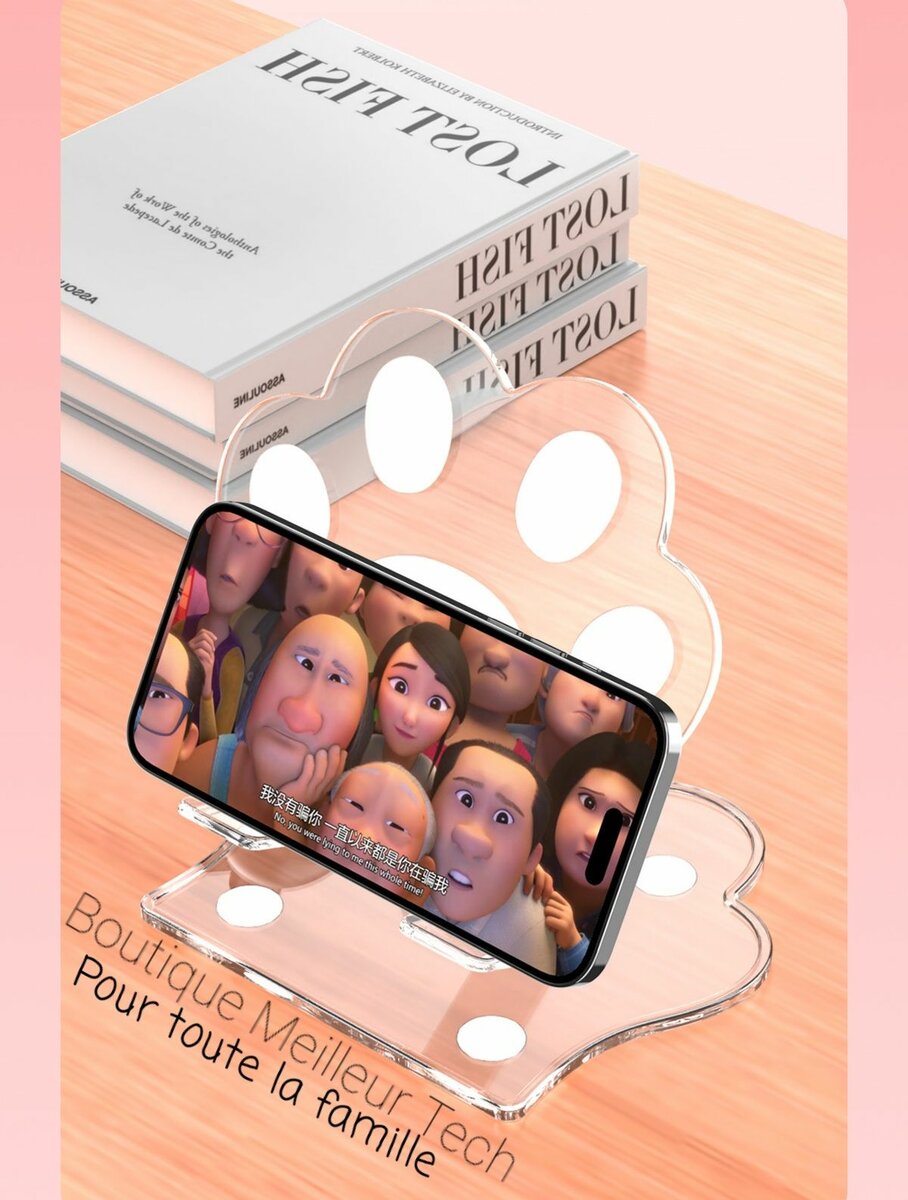 Support téléphone Tablette en acrylique - Beaux design