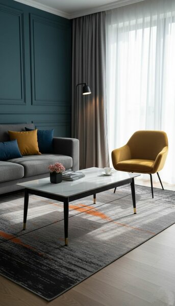 Table centrale marbré