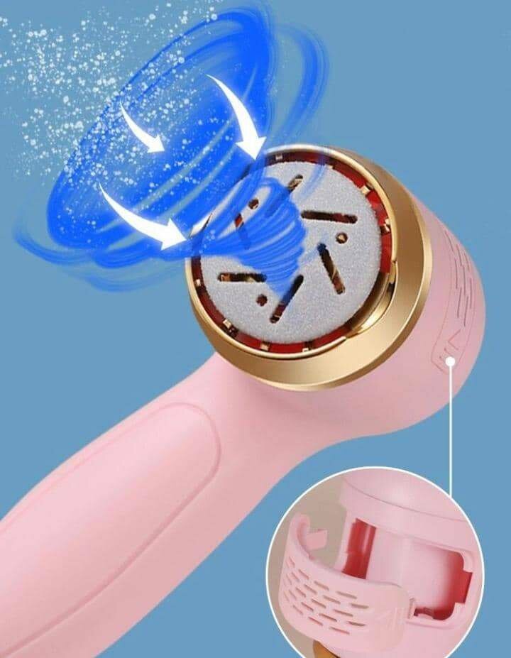 Pédicure électrique.