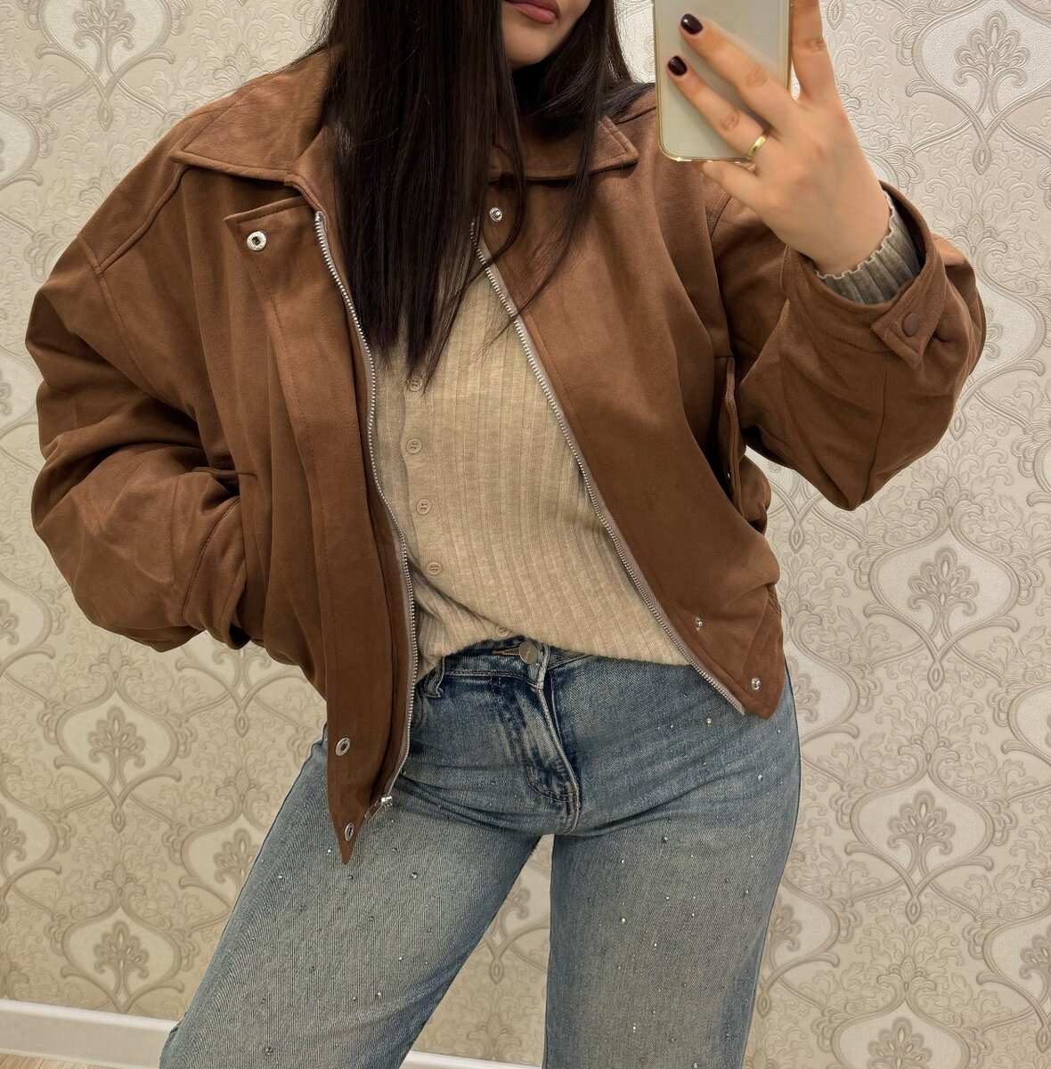 Замшевые куртки на весну