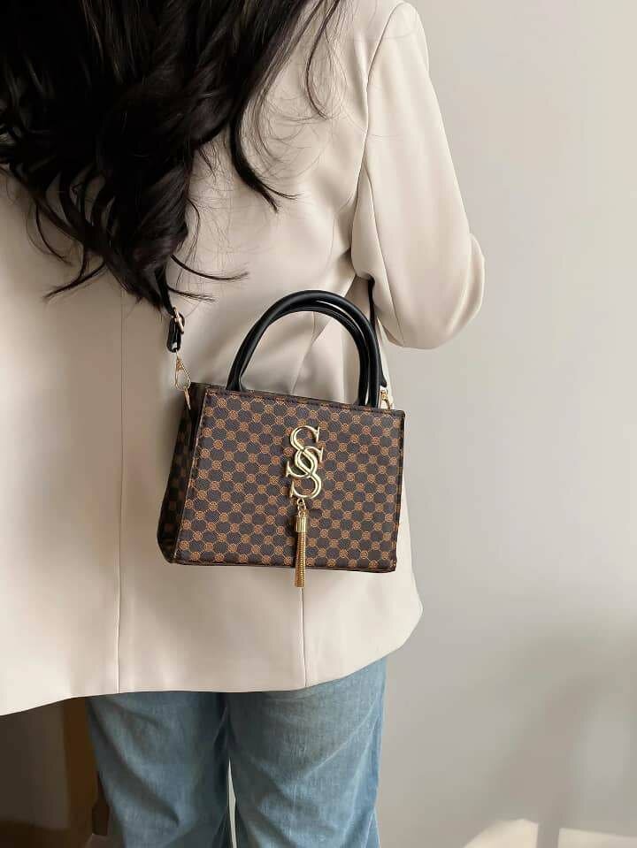 Sac à main élégant motif floral